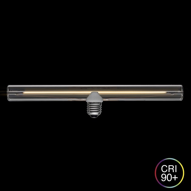 Linestrarör deco klar 300mm E27 4W 2200K dimbar